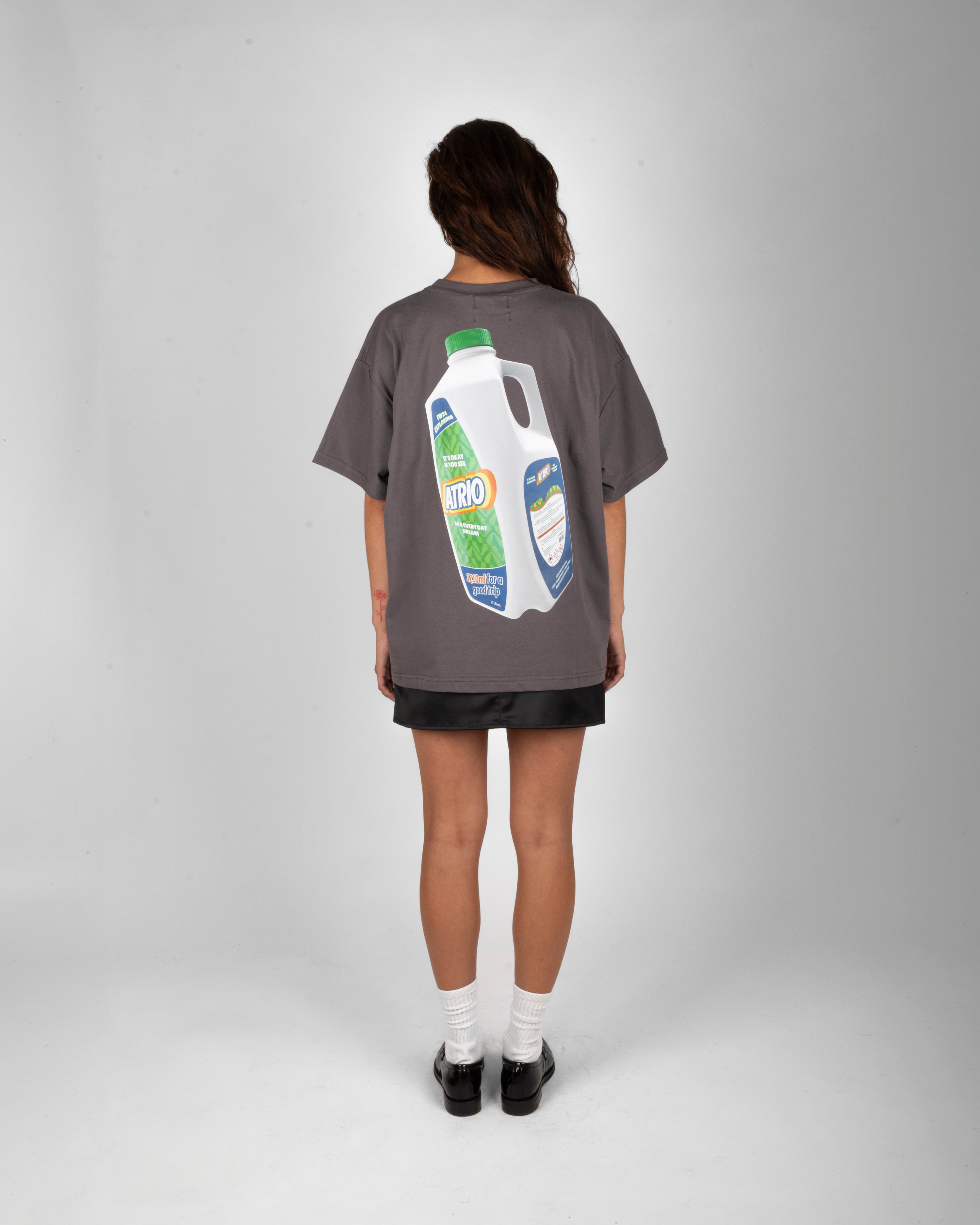 7.ATD Oversized Graphic Tee "You Look So Thirsty"