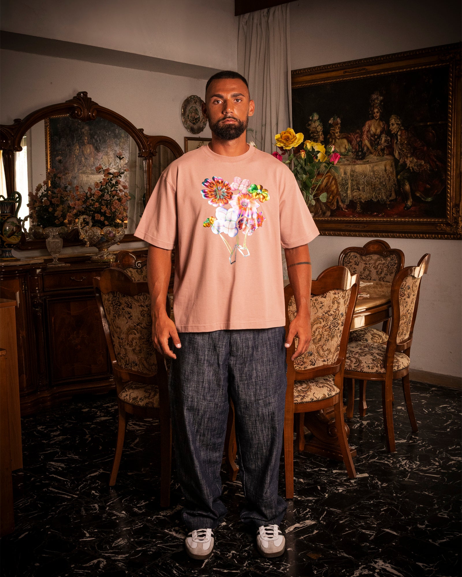 Pink "Hold &amp; Leaving" T-Shirt